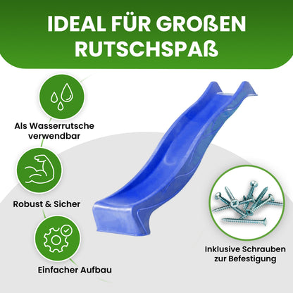 Wellenrutsche HDPE 290 cm für Podesthöhe 150 cm