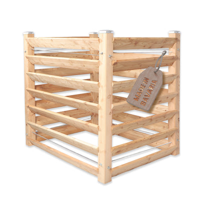 Komposter Single Lärche Stecksystem 80 oder 100 cm Höhe