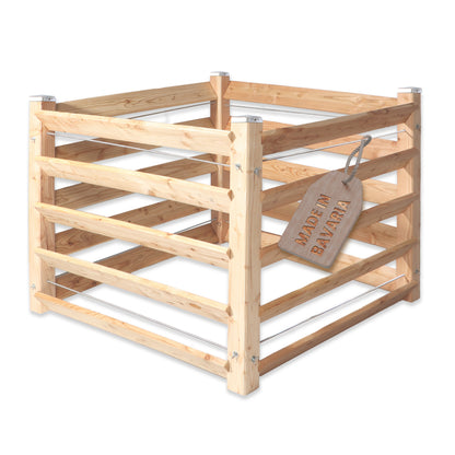 Komposter Single Lärche Stecksystem 80 oder 100 cm Höhe