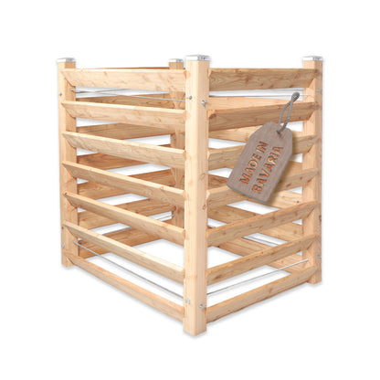 Komposter Single Lärche Stecksystem 80 oder 100 cm Höhe