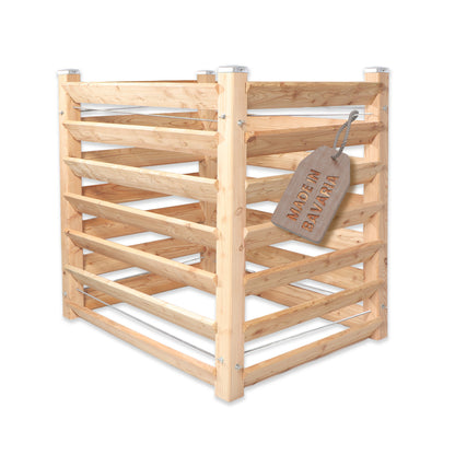 Komposter Single Lärche Stecksystem 80 oder 100 cm Höhe