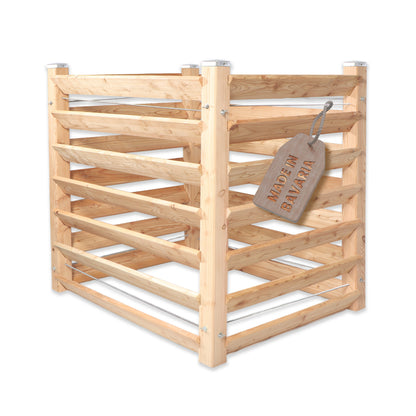 Komposter Single Lärche Stecksystem 80 oder 100 cm Höhe