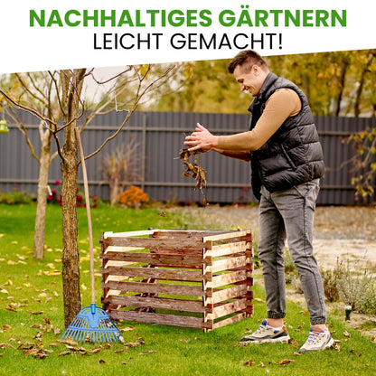 Komposter Kiefer 90 × 90 × 70 cm – 380 L Stecksystem