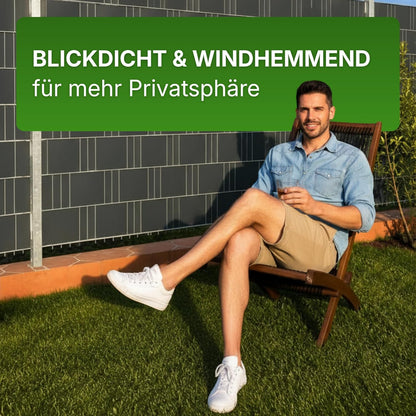 PP Sichtschutzstreifen Doppelstabmatte