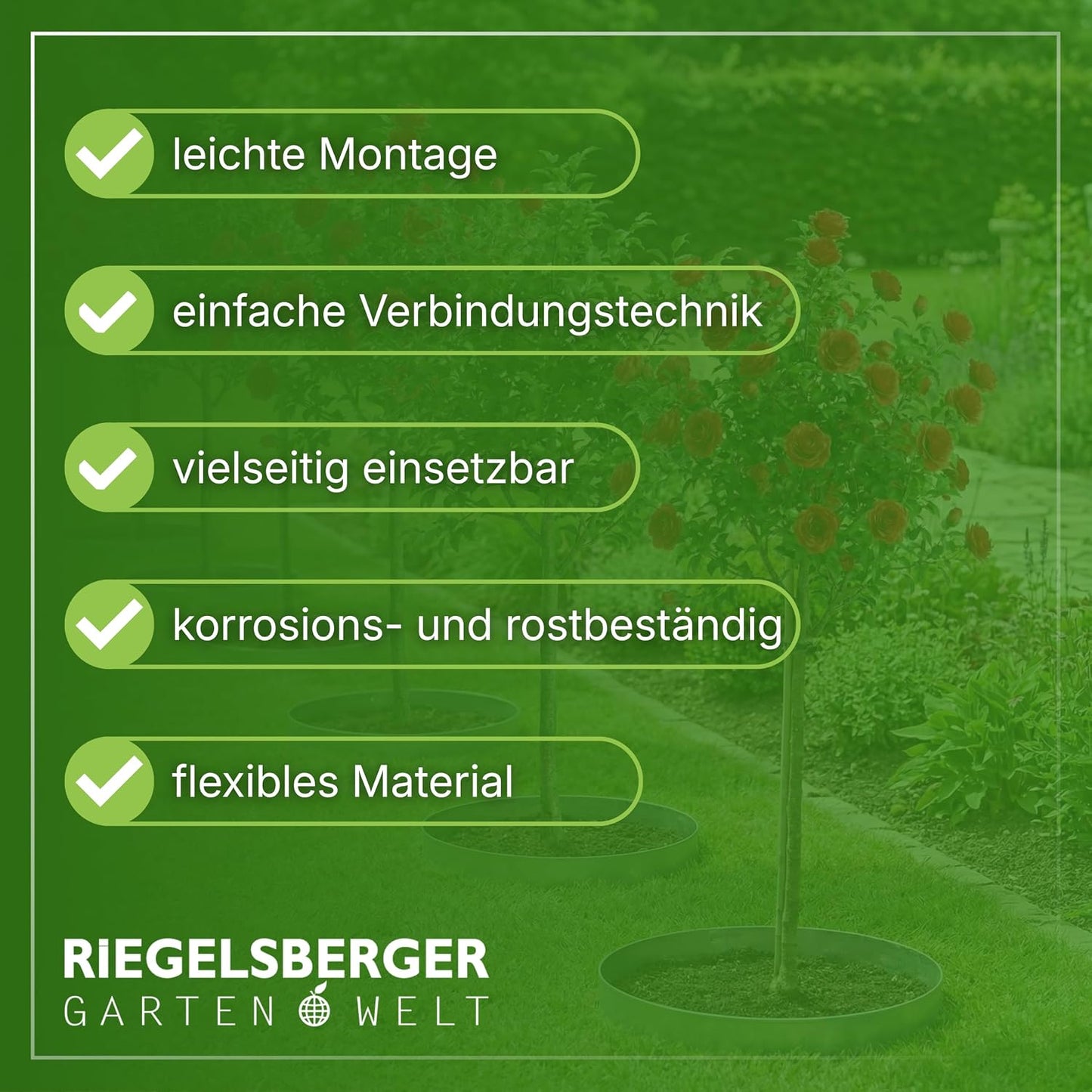 Rasenkante Ring feuerverzinkt