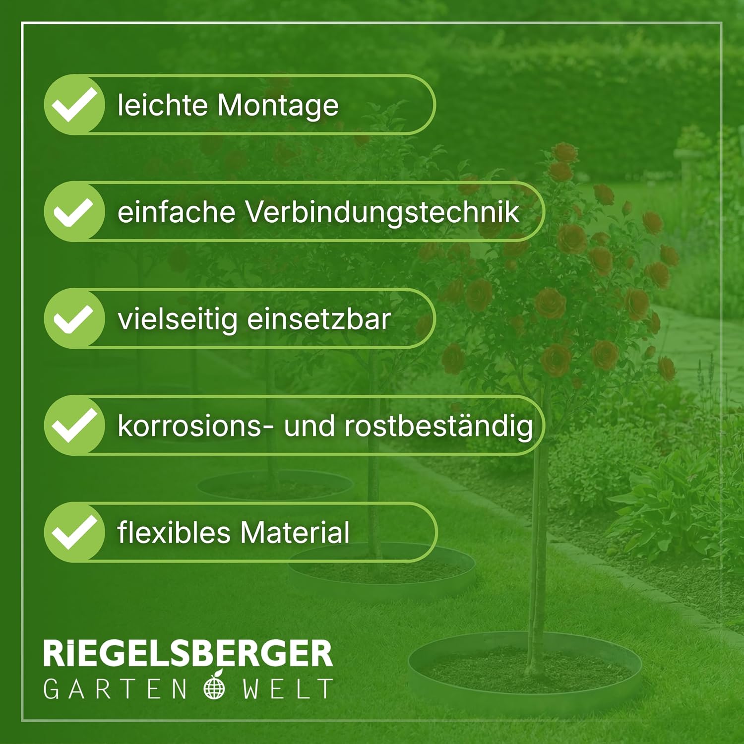 Rasenkante Ring feuerverzinkt