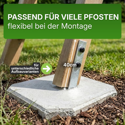 Bodenanker 40 cm feuerverzinkt – Detail