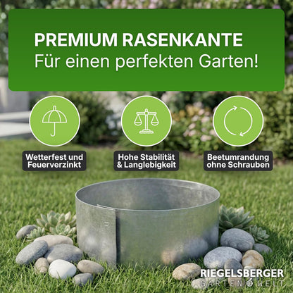 Rasenkante Ring feuerverzinkt