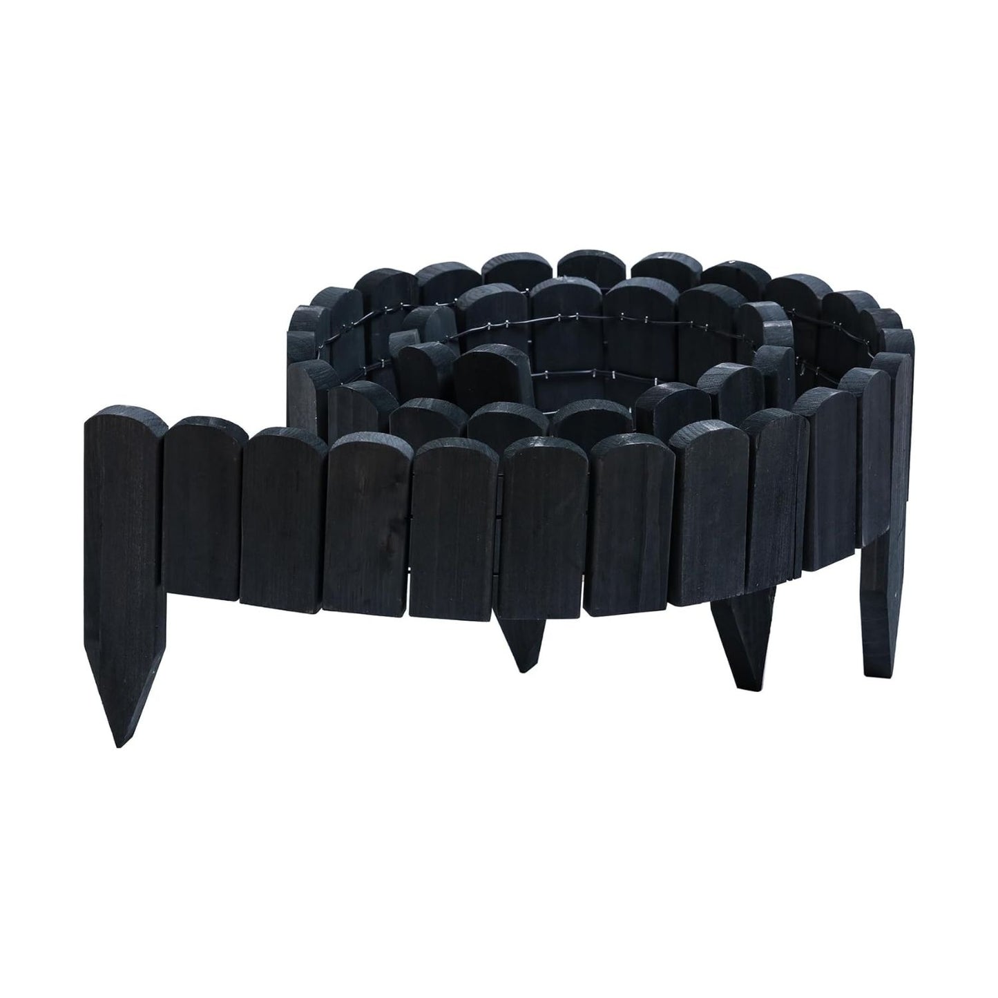 Rollboarder Tanne 203 cm flexibler Holzzaun