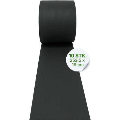 Sichtschutzstreifen Hart-PVC Doppelstabmatte 2525 × 190 mm