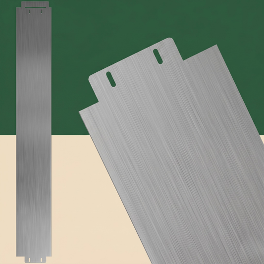 Rasenkante Metall verzinkt 500 × 18 cm (5er Set)