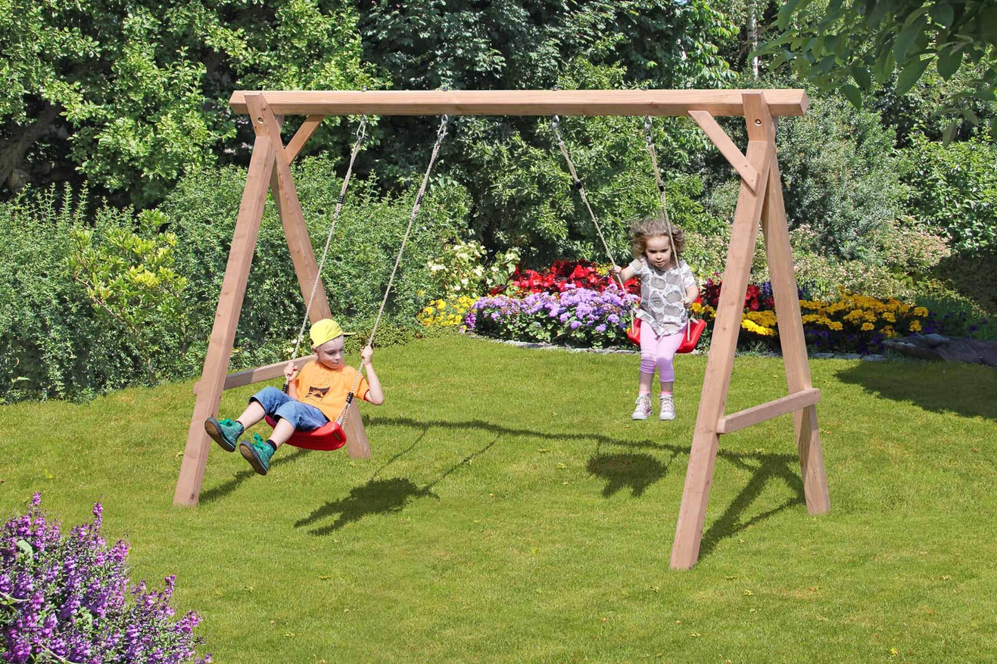 Doppelschaukel Theo Lärche 240 × 190 cm